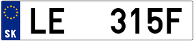 Truck License Plate